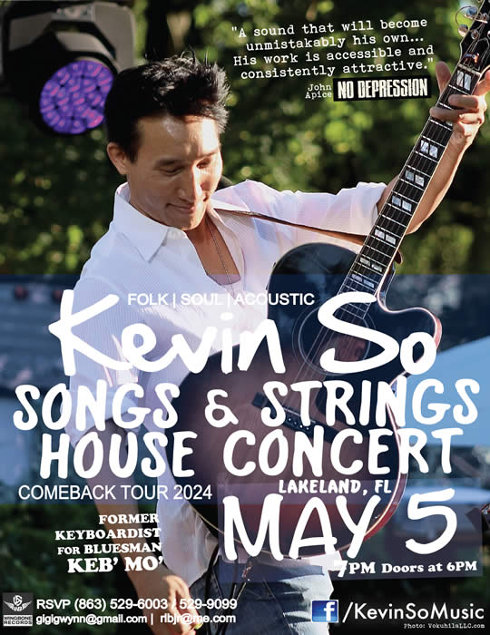 Kevin So Songs & Strings Lakeland 2024